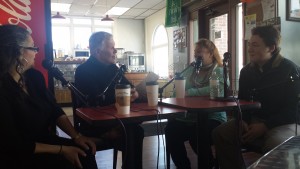 From Left to Right, Kathrine Bentrewicz, Bob Plasse, Elli Meyer and Jack Corsi 