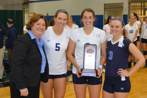 MSCACC Volleyball Championship Captains photo