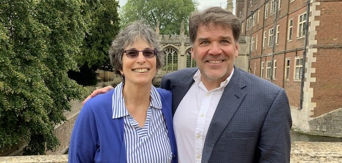 David and Ricki in Cambridge in May 2019