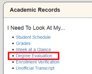 Degree Audit Image