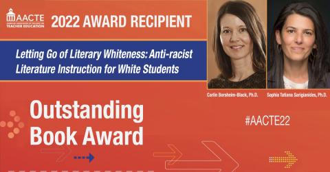 2022 Award Recipient Letting Go of Literary Whiteness: Anti-racist Literature Instruction for White Students Outstanding Book Award