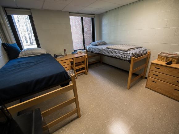 Interior view of Dickenson Hall dorm