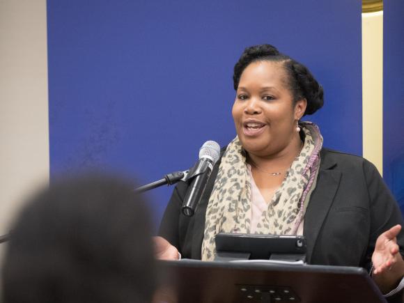 Professional development seminar in the Scanlon Banquet Hall