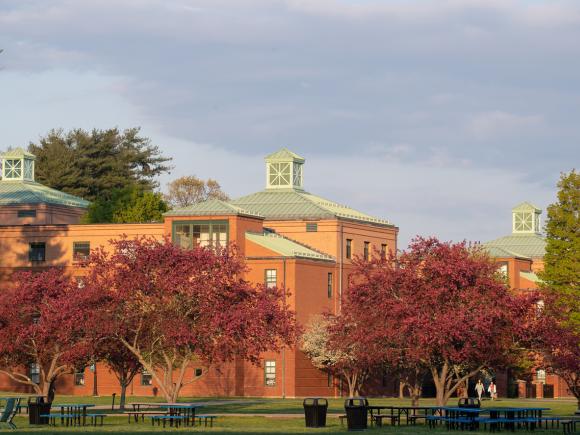Campus in the spring