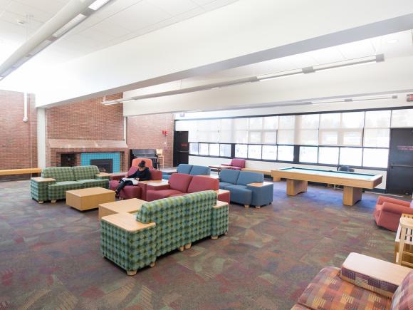 Dickinson Hall interior common room