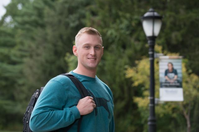 Image of student-veteran Andrew Logan