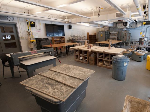 Dower Center pottery studio