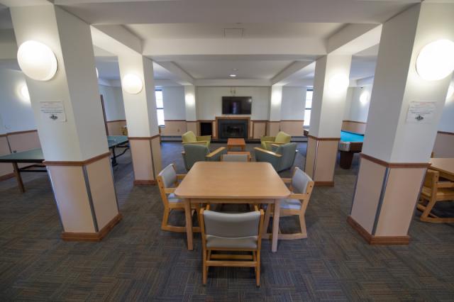 Interior view of Courtney Hall 1st floor lounge