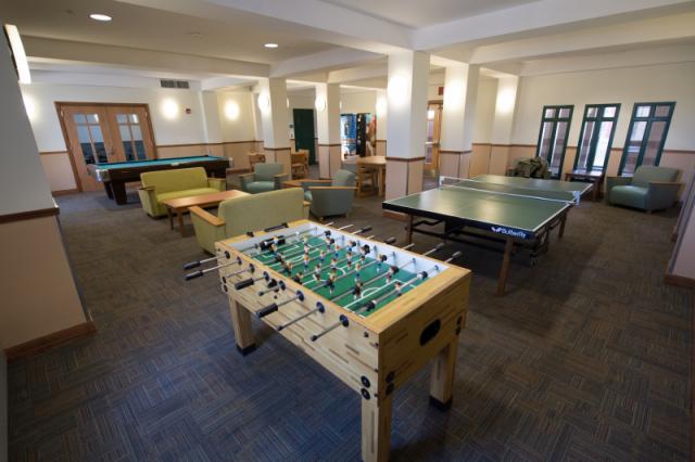 Interior view of Courtney Hall 1st floor lounge