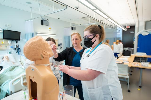 Nursing Simulation Lab Students