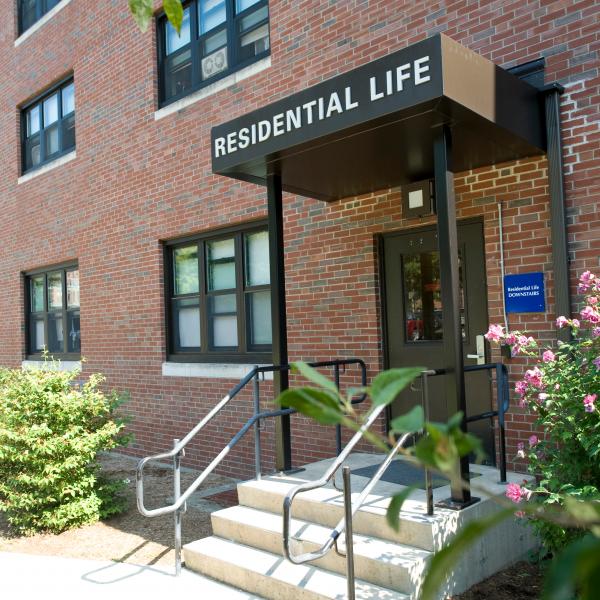 Exterior view of the residential life office