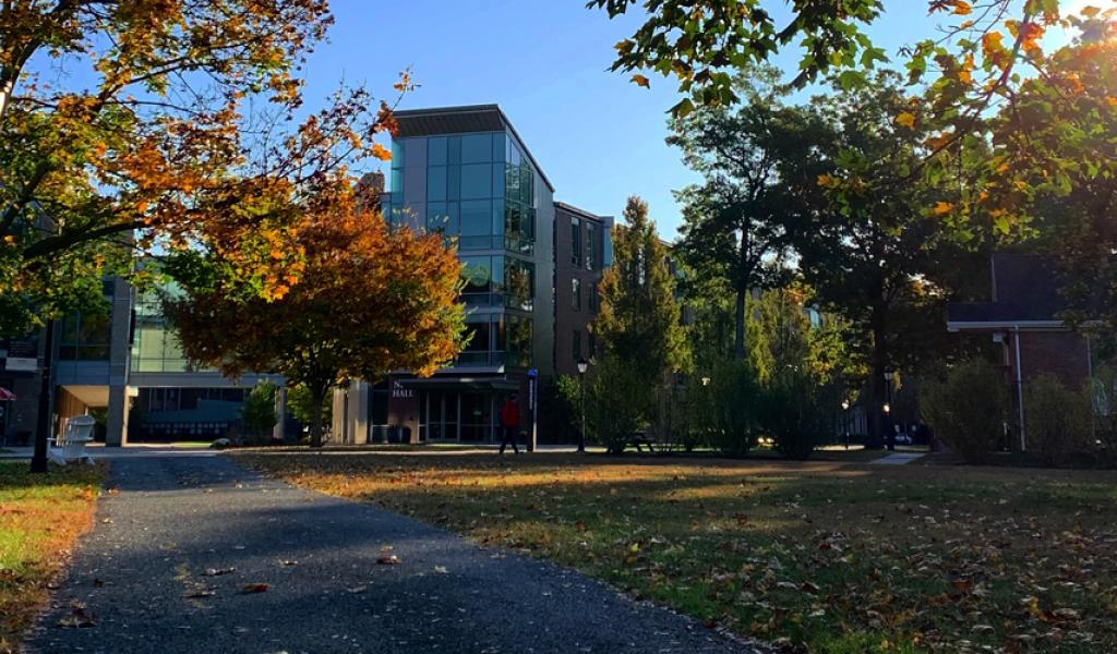 Newhall & Campus in Fall