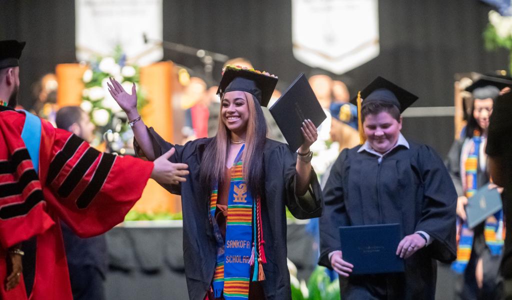 Sankofa Student at Graduation