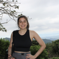 Student Lauren at La Calandria field station on the 2024 Costa Rica trip. She has since been accepted into the Peace Corps.